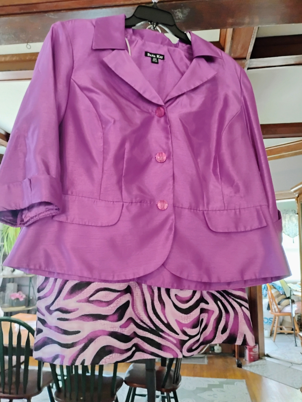 Dana Kay Purple Girls' Dress Jacket